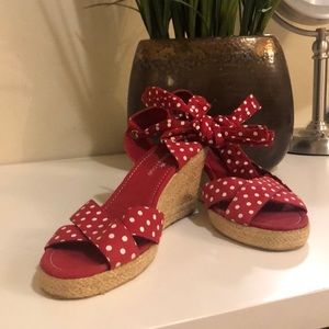 Ankle/Leg Strapped Wedges